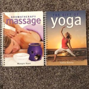 The gift of yoga & aromatherapy massage books